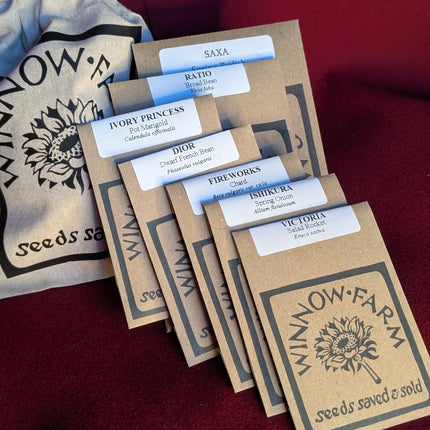 Seed packets of container garden seed collection ecofriendly gift for gardeners